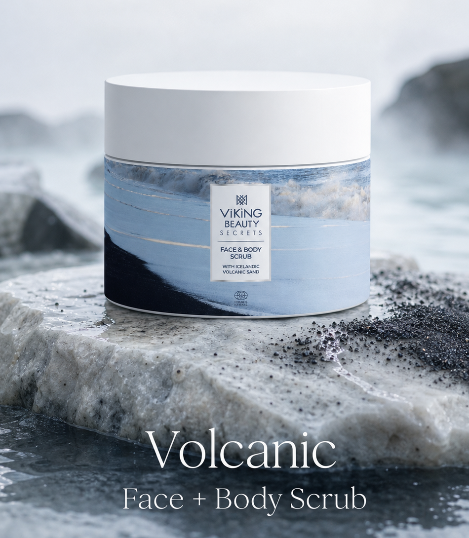 Exfoliating Face & Body Scrub with Icelandic Volcanic Sand