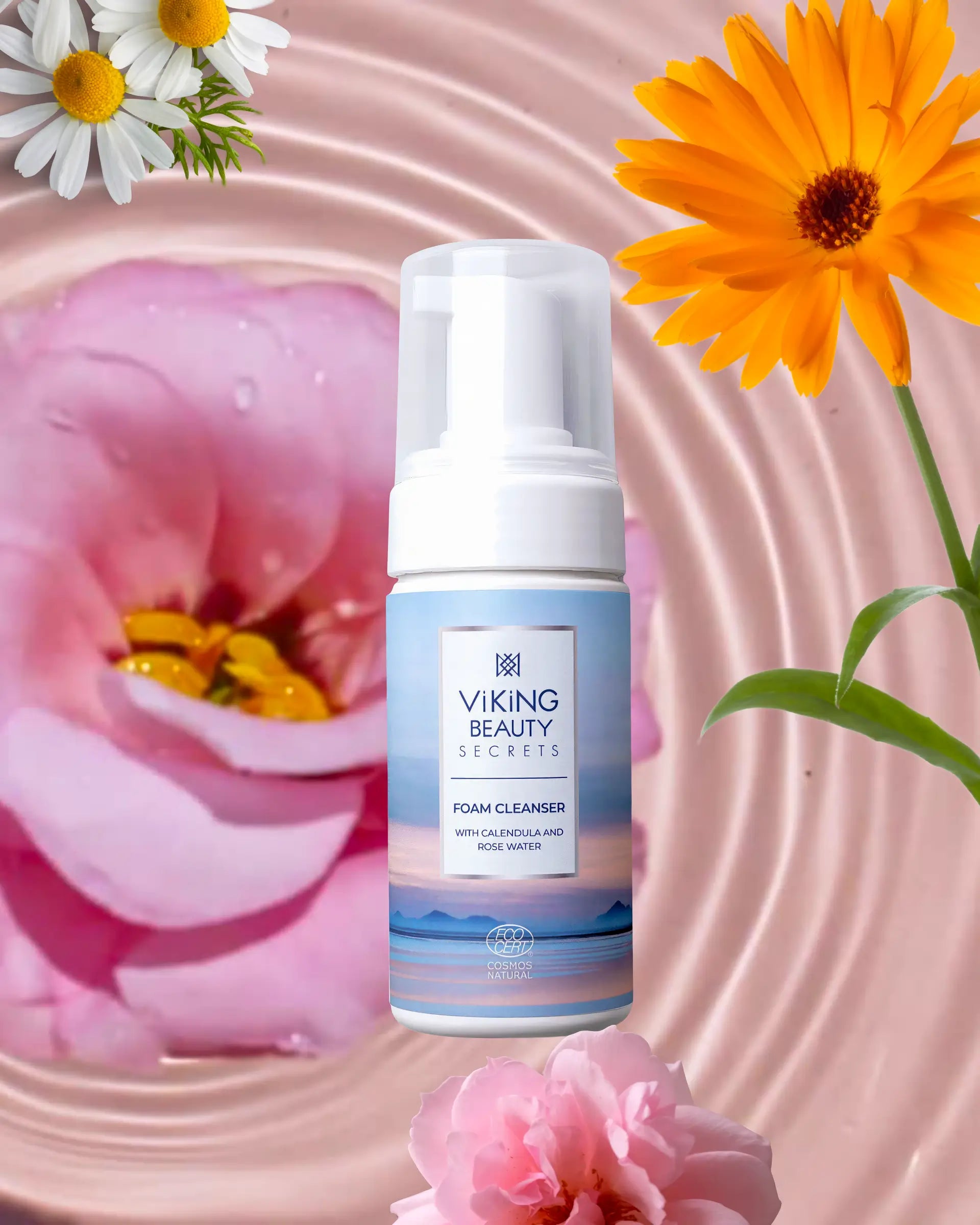 Foam Cleanser with Calendula and Rose Water
