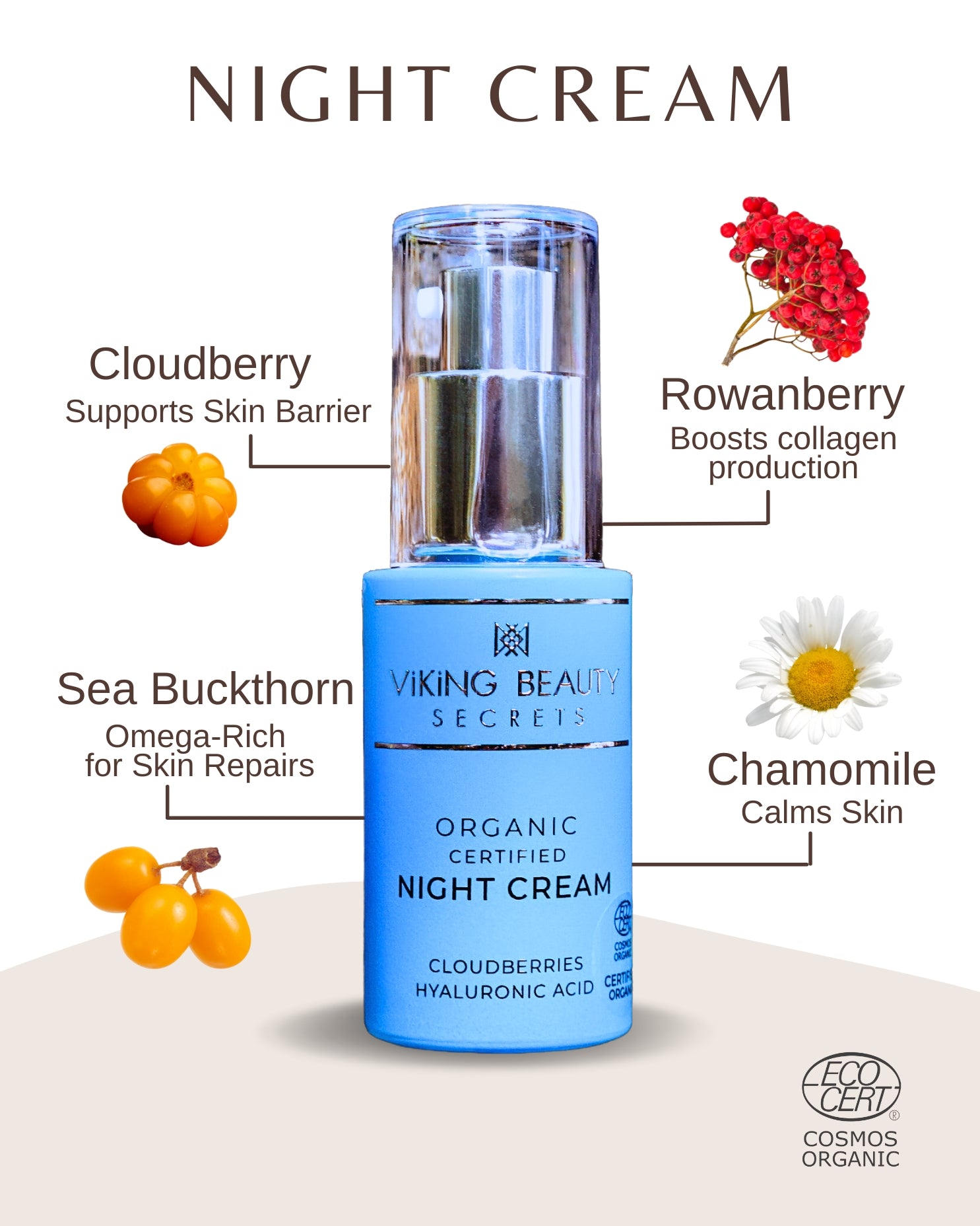 Certified Organic Restorative Night Cream